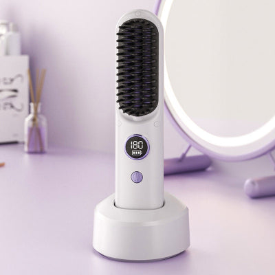 Portable Hair Straightener Brush